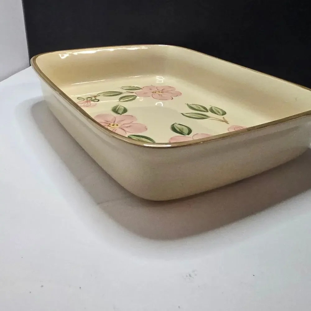 Franciscan Desert Rose Rectangular Baker Casserole Dish Portugal 11 x 8.5